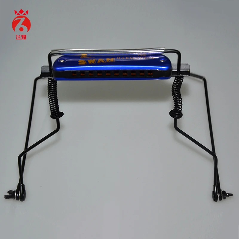 Free Shipping!10 Blues Holes Harmonica Rack Harmonica Holder For 10