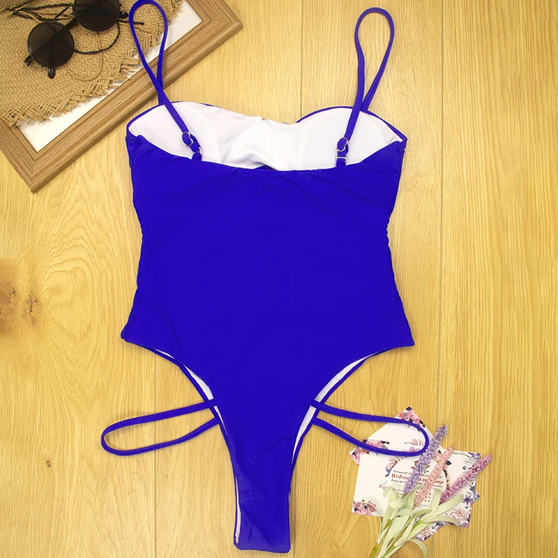 2021 Solid Thong One Piece Swimsuit JKP4472 Allkpop Shop