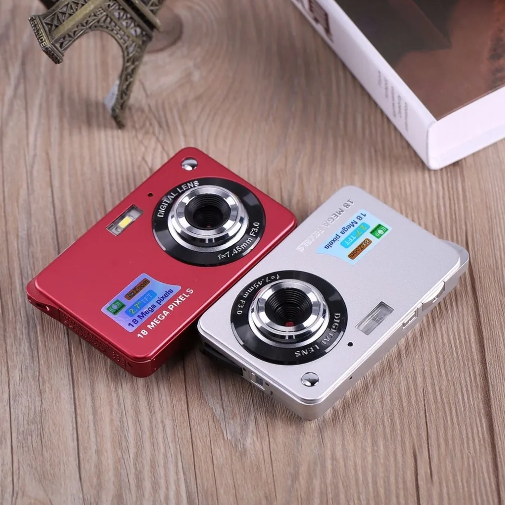 

2.7" TFT LCD HD 720P 18MP Digital Camera Camcorder CMOS Sensor 8X Zoom Anti-shake Anti-red Eye Digital Camera