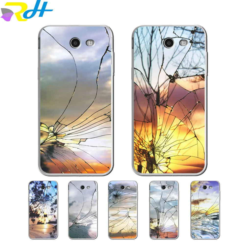 

Soft TPU Cover for Samsung Galaxy J4 J6 J8 2018 Case Broken fashion for Samsung J3 J5 J7 2017 J5Prime J6Plus Case