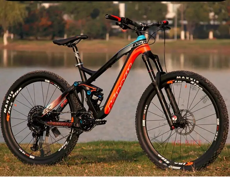 Cheap Kinesis 27.5inch downhill mountain bike frame mountain bike  Aluminum alloy frame Bicycle Accessories 4