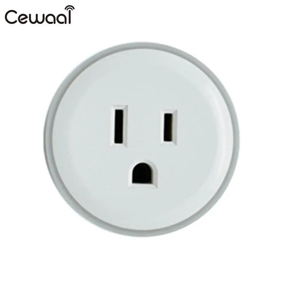 Beste Smart Power Socket US Plug Hoge Prestaties Automation WiFi Outlet Op Off Thuis Apparaten Mini Smart Socket Premium Wit