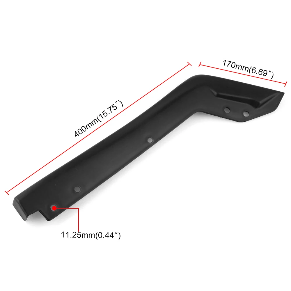 Divisor de tapa del alerón del labio del parachoques trasero para 2015-2016 Subaru Impreza WRX Sti piezas exteriores del coche