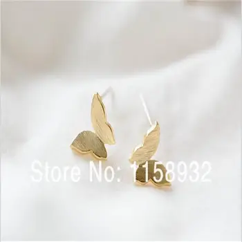 

Fashion gold Cute butterfly Stud Post earring
