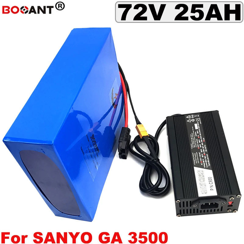 72V Rechargeable Electric Bike Battery for Sanyo 18650 cell 72V 25AH E bike lithium battery for 72V Rechargeable Electric Bike Battery for Sanyo 18650 cell 72V 25AH E bike lithium battery for