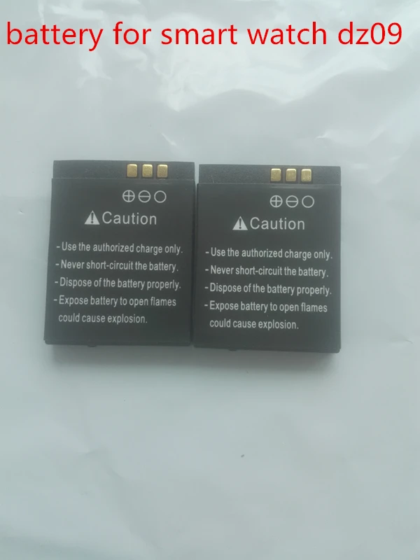 Free DHL Battery For Smart Watch dz09 font b SmartWatch b font Battery Replacement Battery For