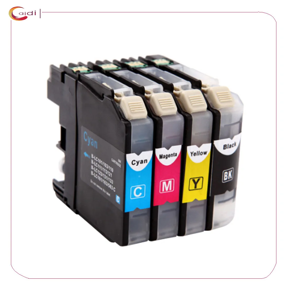 4 шт совместимый LC101 LC103 с Brother DCP-J152W MFC-J245 MFC-J285DW MFC-J4310DW MFC-J4410DW J450DW J470DW J475DW J650DW |