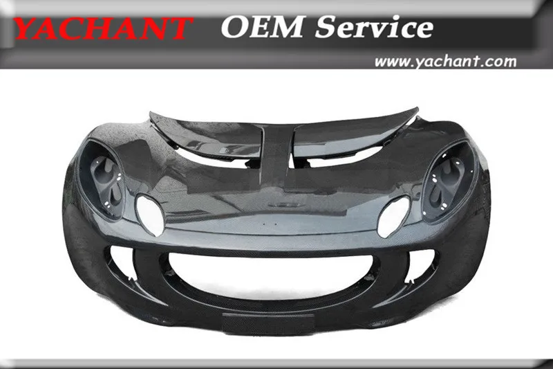 

Car-Styling Carbon Fiber Front Bumper Front Bar Fit For 2001-2007 Lotus Elise S2 OEM Style Front Bumper Clamshell