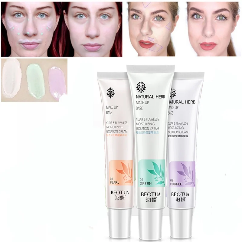 1pc Face Makeup Base Concealer Eye Contour Corrector Cream Cover Dark Eye Circle Makeup Face Foundation