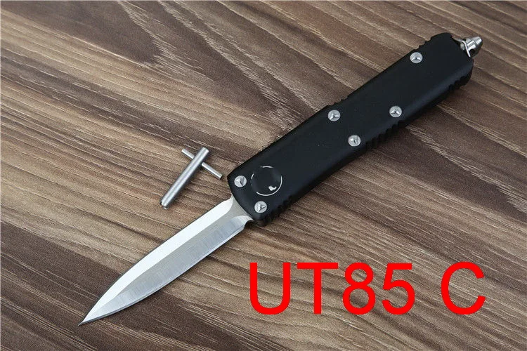 JUFULE UT UT70 UT85 D2 лезвие, с алюминиевой ручкой кемпинг тактический инструмент ужин кухонный нож - Цвет: UT85 C