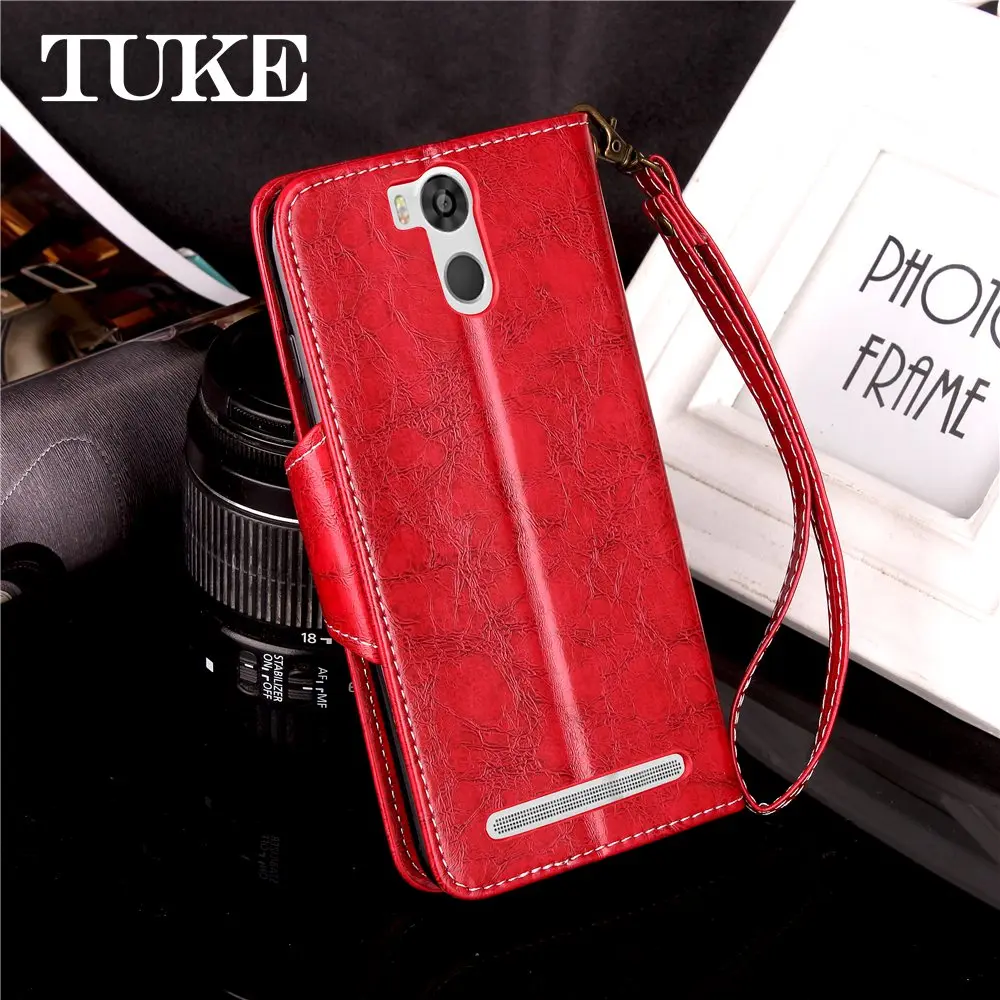

TUKE Case For Ulefone Power Case Cover Hight Quality Flip Leather Case For Ulefone Power Cover Retro Phone Bag with Lanyard