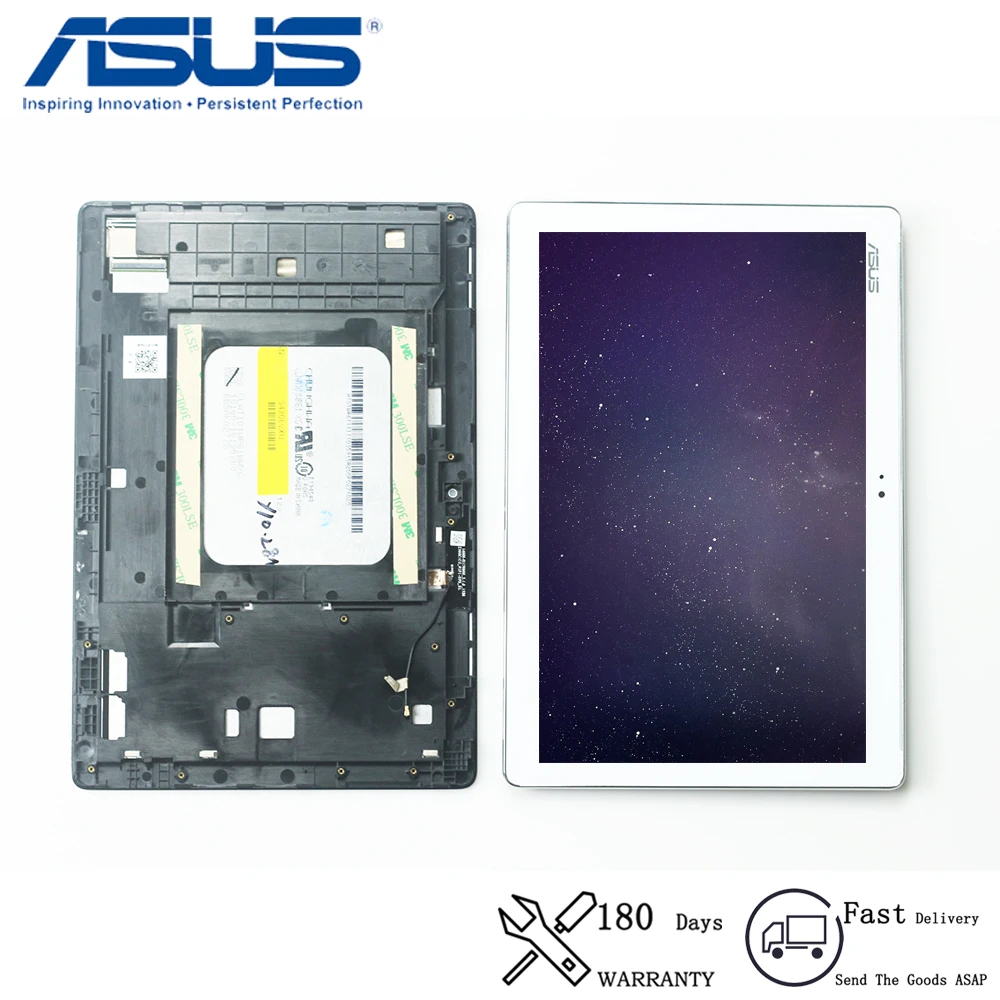 

Original For Asus ZenPad 10 Z300 Z300C ZP023 LCD Display Touch Screen Digitizer Panel Sensor Assembly with Frame