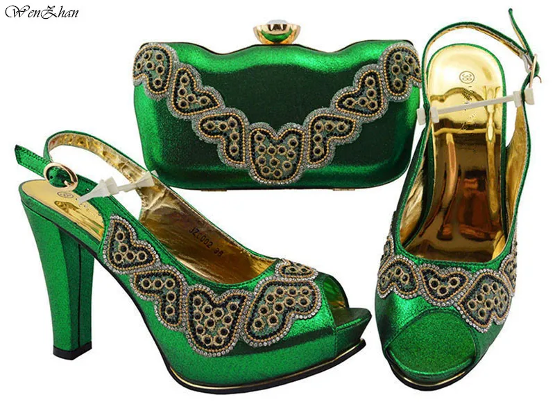 JZC002 GREEN SIZE 38-43 HEEL 11.5CM 0.93KG 180RMB
