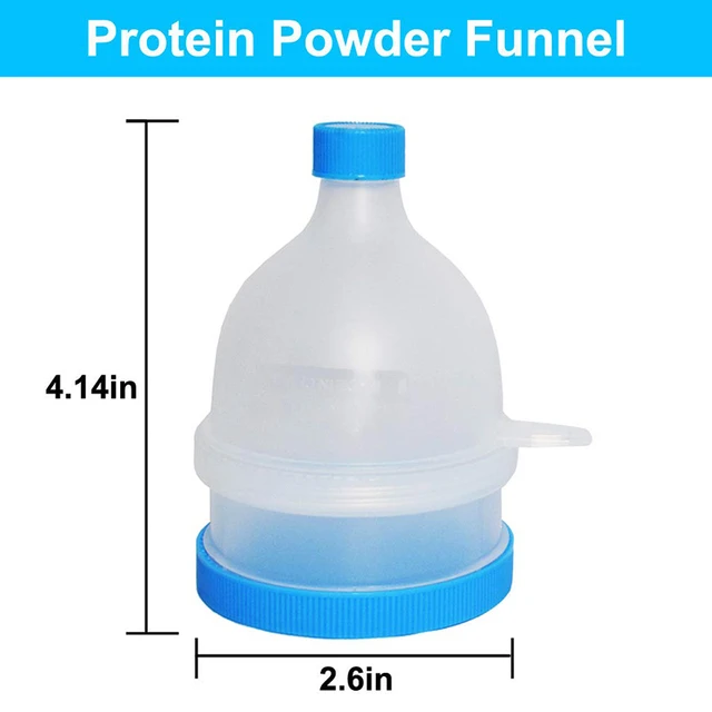 Protein Powder Container Bottle Portable Supplement Pillbox Protein Storage  Pre-Workout Fitness Container (350ml)