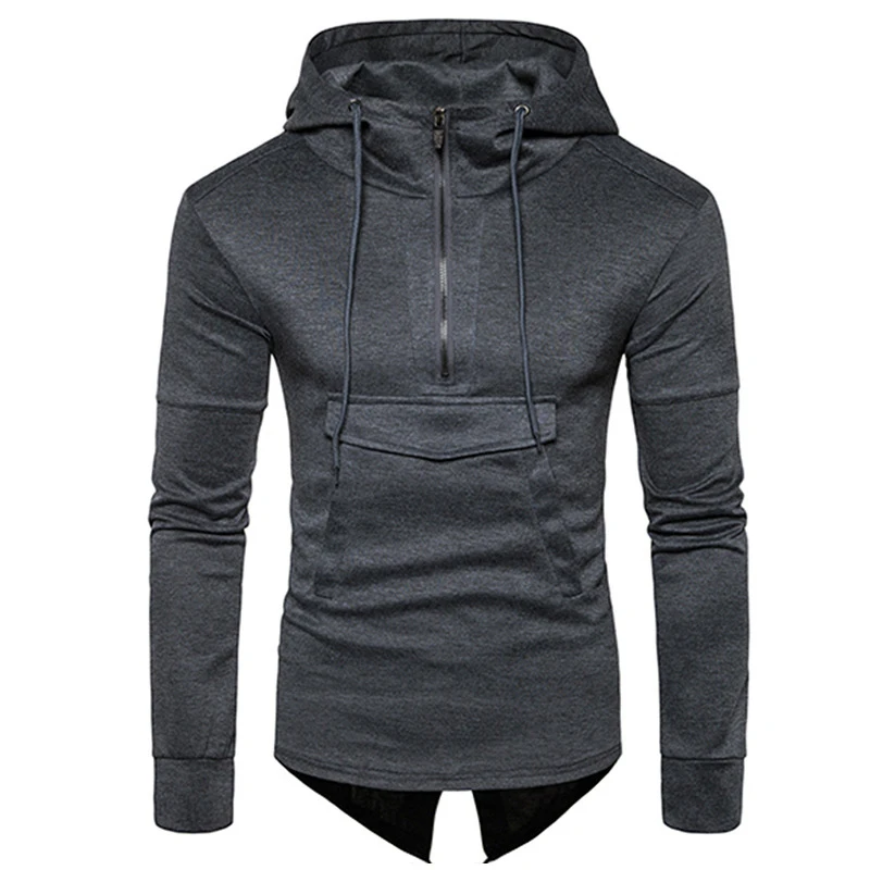 Paddy Workout Sports Hoodies Men Windproof Man Shirts with Hat Running