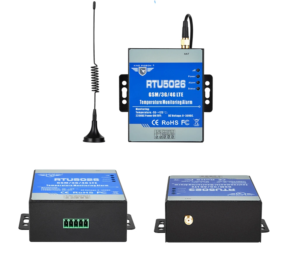4G LTE RTU Modbus TCP шлюз AC/DC Состояние питания система контроля температуры сигнализации Поддержка удаленного сброса перезагрузки RTU5026