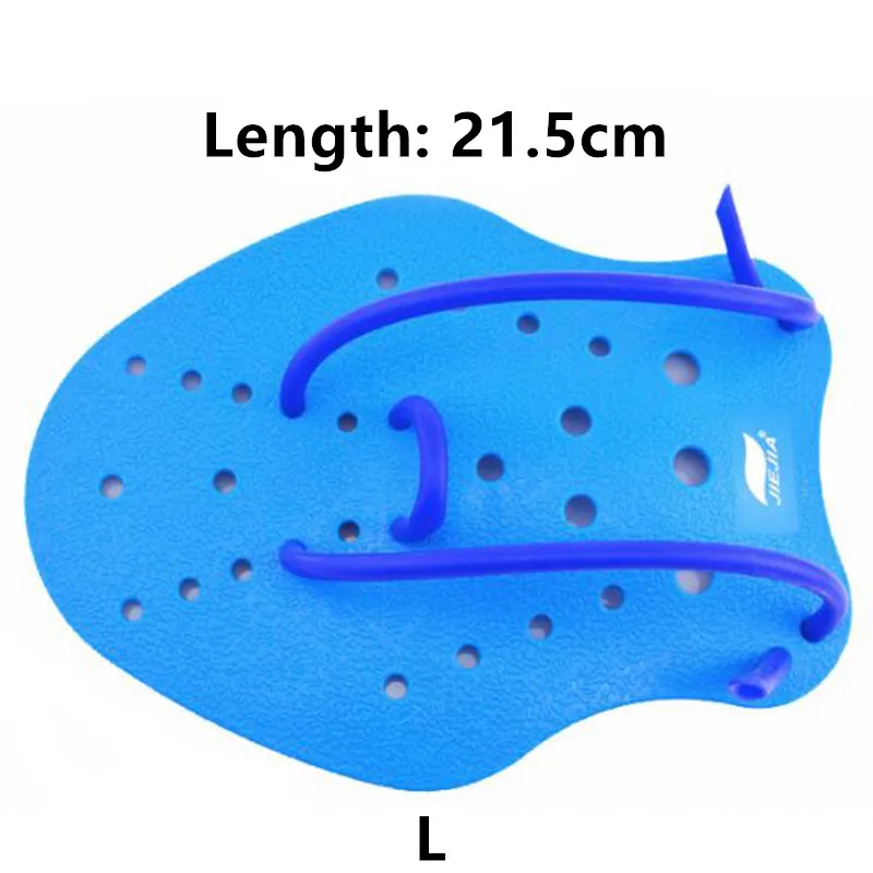 1 Pair Solid Color Water Sport Equipment Swimming Paddles Hand Fin Training Webbed Gloves