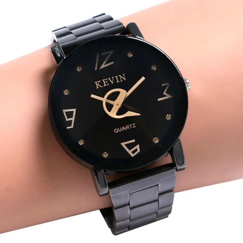 

KEVIN 2016 Hot Luxury Wristwatch Male wristwatch Stainless Steel Casual Fashion Business men's watches Quartz relogio masculino