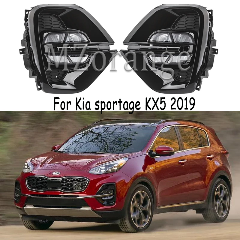 Для Kia sportage 4 для Kia sportage светодиодный головной светильник KX5 светодиодный противотуманный светильник s 2 шт. DRL головной светильник s крышка Дневной светильник противотуманный светильник