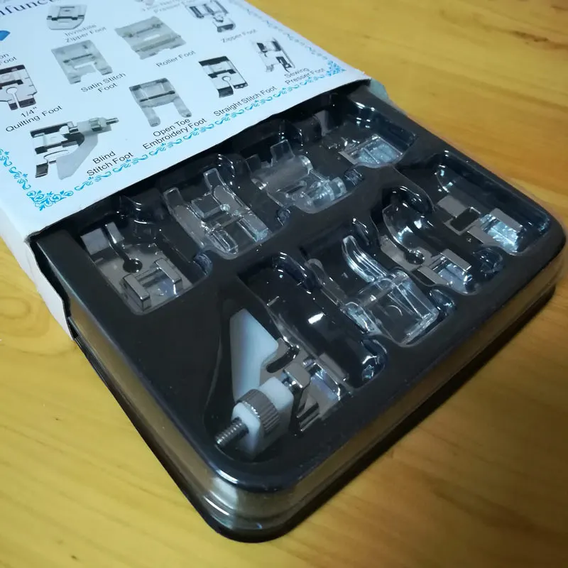 11 шт. набор лапок для домашнего шитья аксессуары для электрической певицы Janome Fanghua бытовая швейная машина