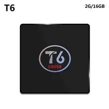 SZ Android 6.0 T6 Amlogic S905X Quad Core 64Bit 2GB 16GB H.265 UHD 4K VP9 3D Mini PC WiFi AirPlay Miracast DLNA Set top Box