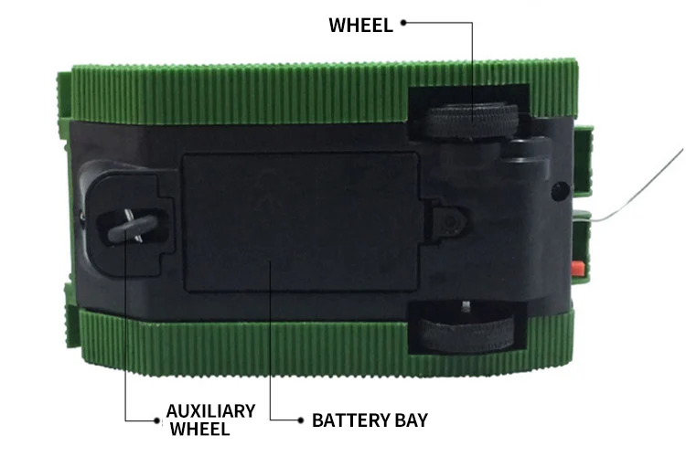 Радиоуправляемый танк с дистанционным управлением, автомобильный Радиоуправляемый танк, комплект радиоуправляемого гусеничного автомобиля 1/16 1:16, запчасти, радиоуправляемые военные танки, Diy 2wd, робот-машинка, игрушка для мальчика