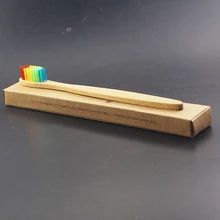 3 Colors Bristle Environmental Wood Toothbrush novelty bamboo toothbrush soft-bristle BPA Free Nylon Bristle Toothbrush