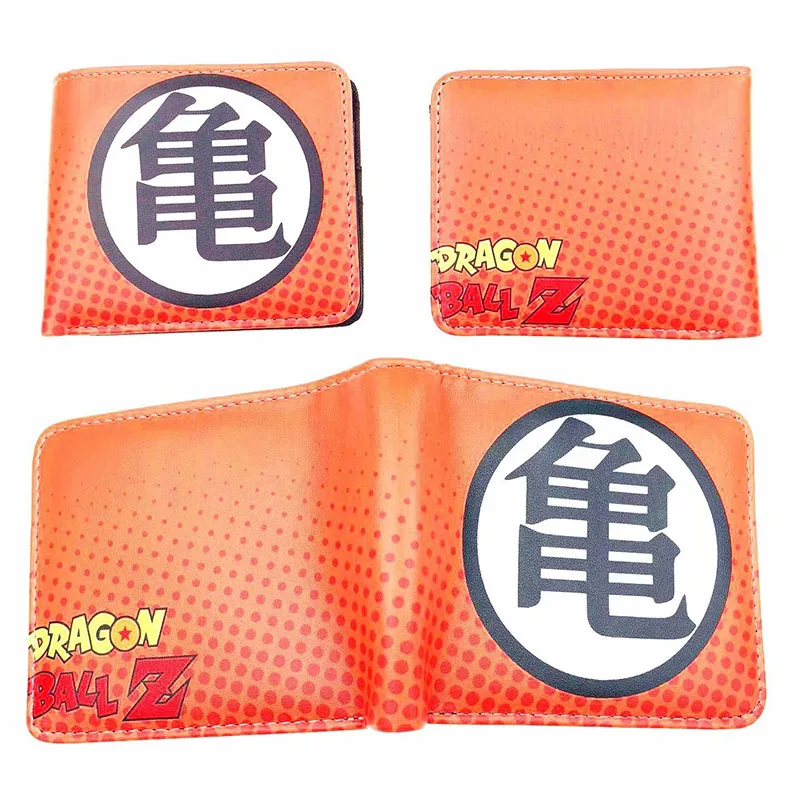 Кошелек с рисунком Dragon Ball Z, кошелек из искусственной кожи с карманом для монет, сумки с держателем для карт для детей, подростков, мужчин и женщин, Короткие Кошельки