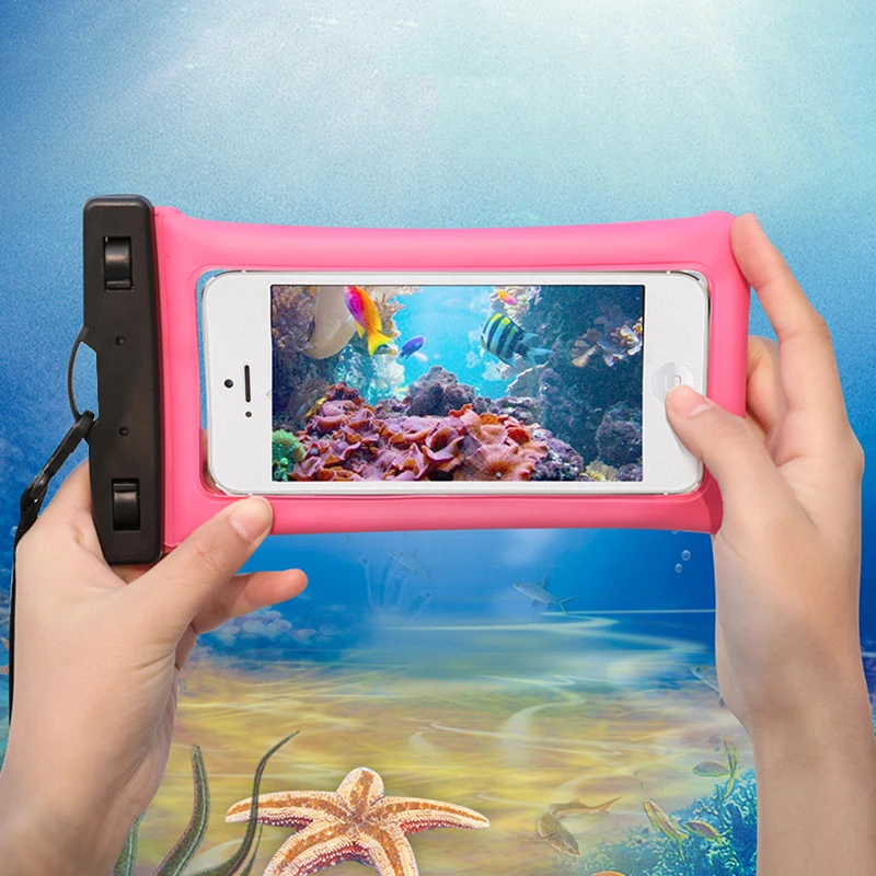 

Float Airbag Waterproof Swimming Bag For Vertex Impress Fire Pear Wolf Frost Phonic Disco Spring Phone Case Universal Dry Pouch
