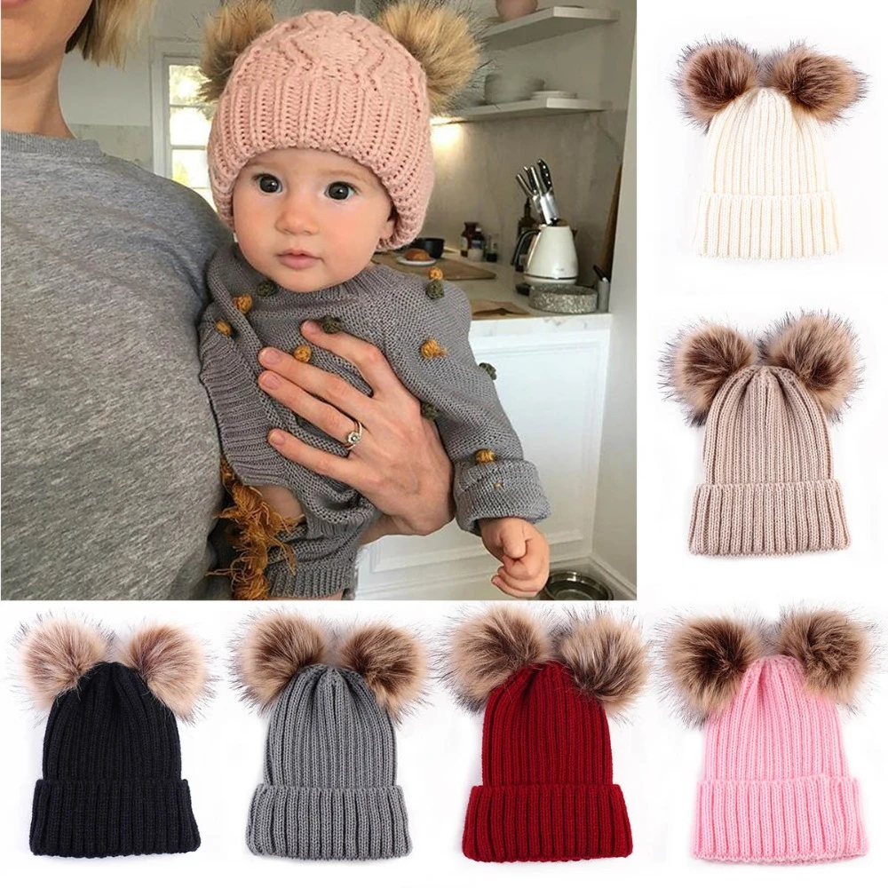 Puseky Bonnet De Pompon Double Fourrure Bonnet Pour Nouveau Ne Bebe Mignon Et Chaud Pour L Hiver Bonnet En Tricot Au Crochet Chapeaux Pour Enfants Chapeaux Pour Garcons Et Filles Aliexpress Puseky Bonnet De Pompon Double Fourrure Bonnet Pour Nouveau Ne Bebe Mignon Et Chaud Pour L Hiver Bonnet En Tricot Au Crochet Chapeaux Pour Enfants Chapeaux Pour Garcons Et Filles Aliexpress