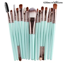 Professional 15 Pcs Cosmetic Makeup Brush Women Foundation Eyeshadow Eyeliner Lip Brand Make Up Pincel Maquiagem Eye Brushes Set