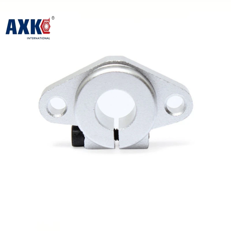 2018 أعلى الأزياء الساخن بيع الألومنيوم الكرة تحمل Axk 2 قطعة/الوحدة Shf25 25 مللي متر عمود خطي دعم قضيب نهاية Xyz الجدول cnc أجزاء