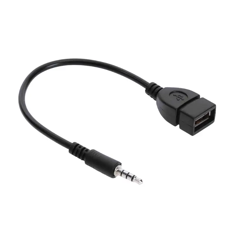 3 5 мм штекер Джек &quotпапа&quot в USB &quotМама&quot 2 0 женский автомобильный AUX звук стерео