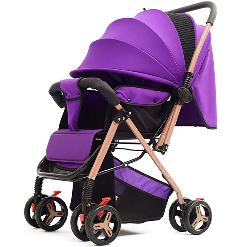 Online Ringan Bayi Lipat Portabel Roda Empat Trolley Bayi Keranjang Payung Stroller Carrinho De BEBE Kursi Dorong