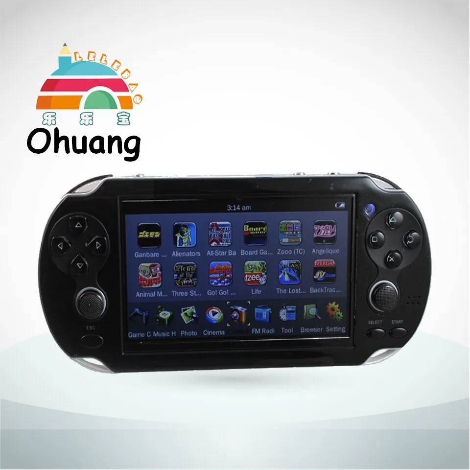 Качественная 32 бит 4 3 ''Mp3 MP4 MP5 PXP видеоигровая консоль с камерой ТВ выходом 500 +
