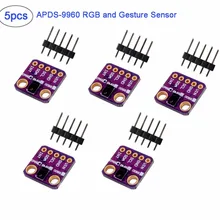 5 шт. GY-9960LLC APDS-9960 RGB и жест Сенсор модуль I2C прорыв для Arduino RCmall FZ2358