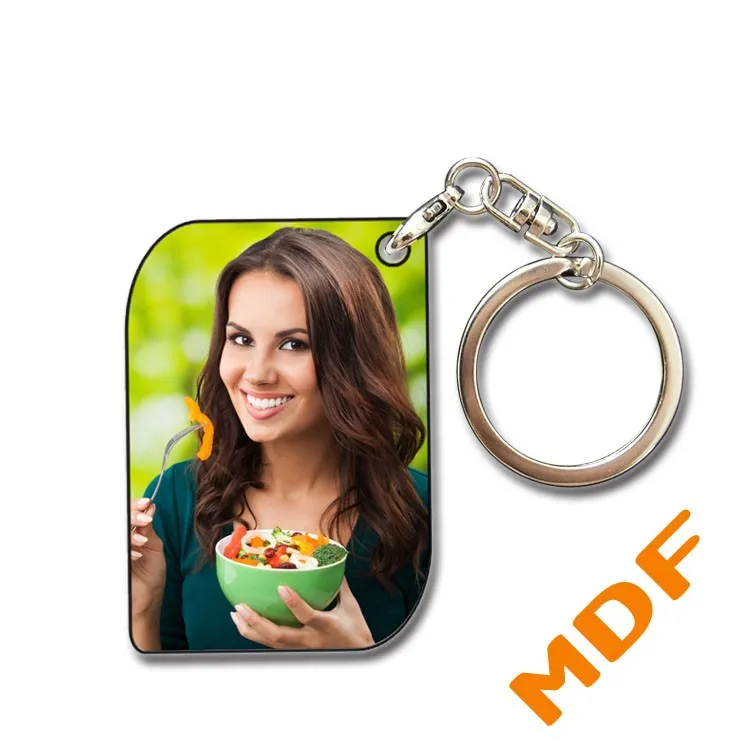 20 шт./лот MDF деревянные Брелоки для ключей, бирки для сублимационной печати чернил, термопечати, сделай сам, подарки, можно напечатать - Цвет: 03