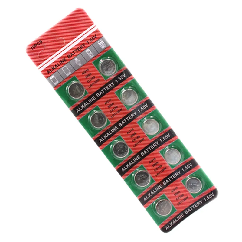 

Super preferential 10PCS/CAR alAlkaline Cell AG10 LR1130 Alkaline Battery Button Cell Coin Battery