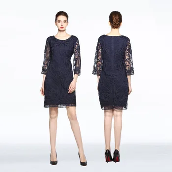 

2019 Women Fashion Dress Plus Size 3 Color Embroidery Evening Elegant Dress Woman Summer Night Club Party Dress