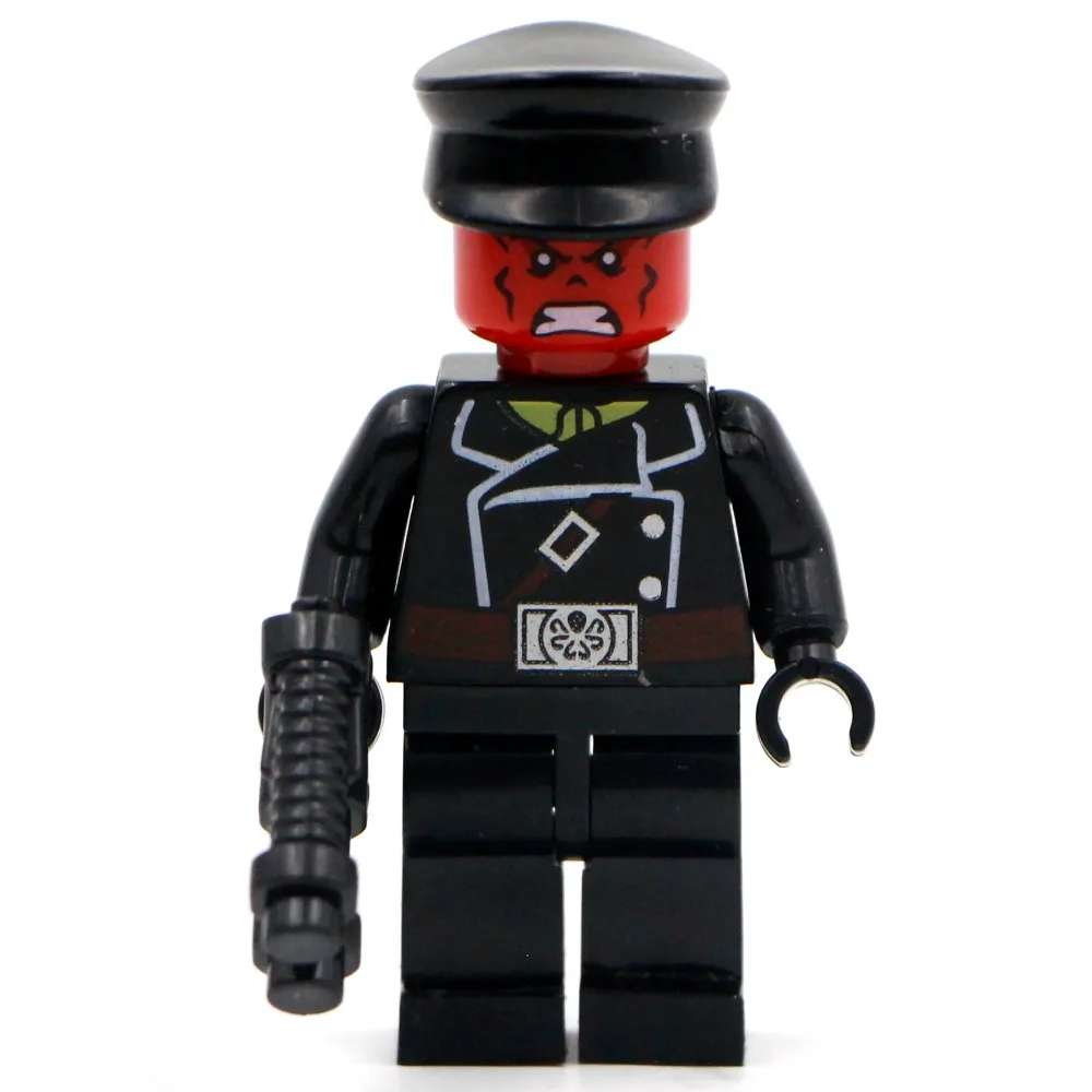 

#149 Single Sale Red Skull Super Hero s Building Block Classic Toys Educational Bricks Best Children Gift