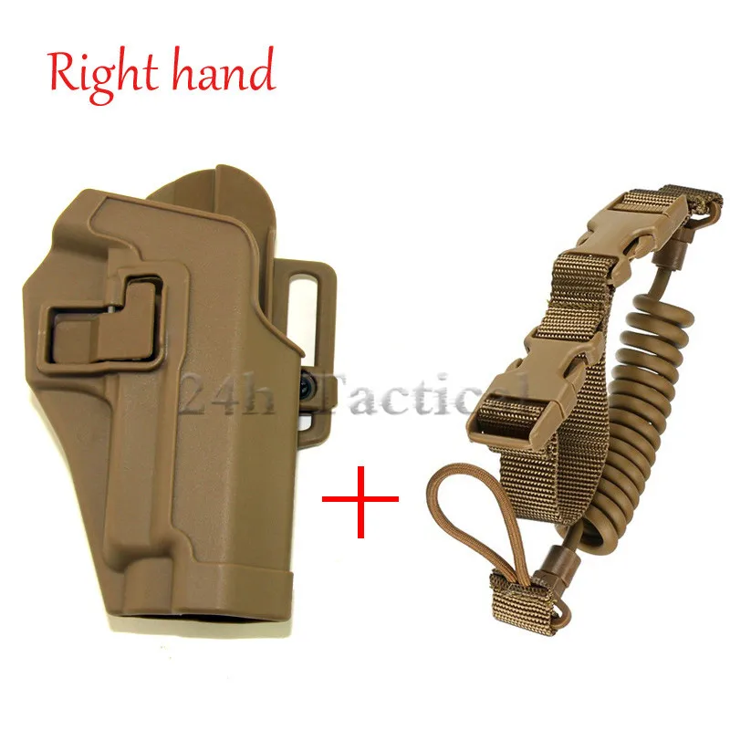 

Tactical Airsoft Pistol SIG SAUER P226 Holster CQC Right Hand Pistol Handgun Holsters With Gun Sling Hunting Gear