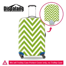 Dispalang эластичный стрейч багаж защитный чехол полосатые принты дорожные аксессуары для 18-30 дюймов тележка чехол костюм чехол