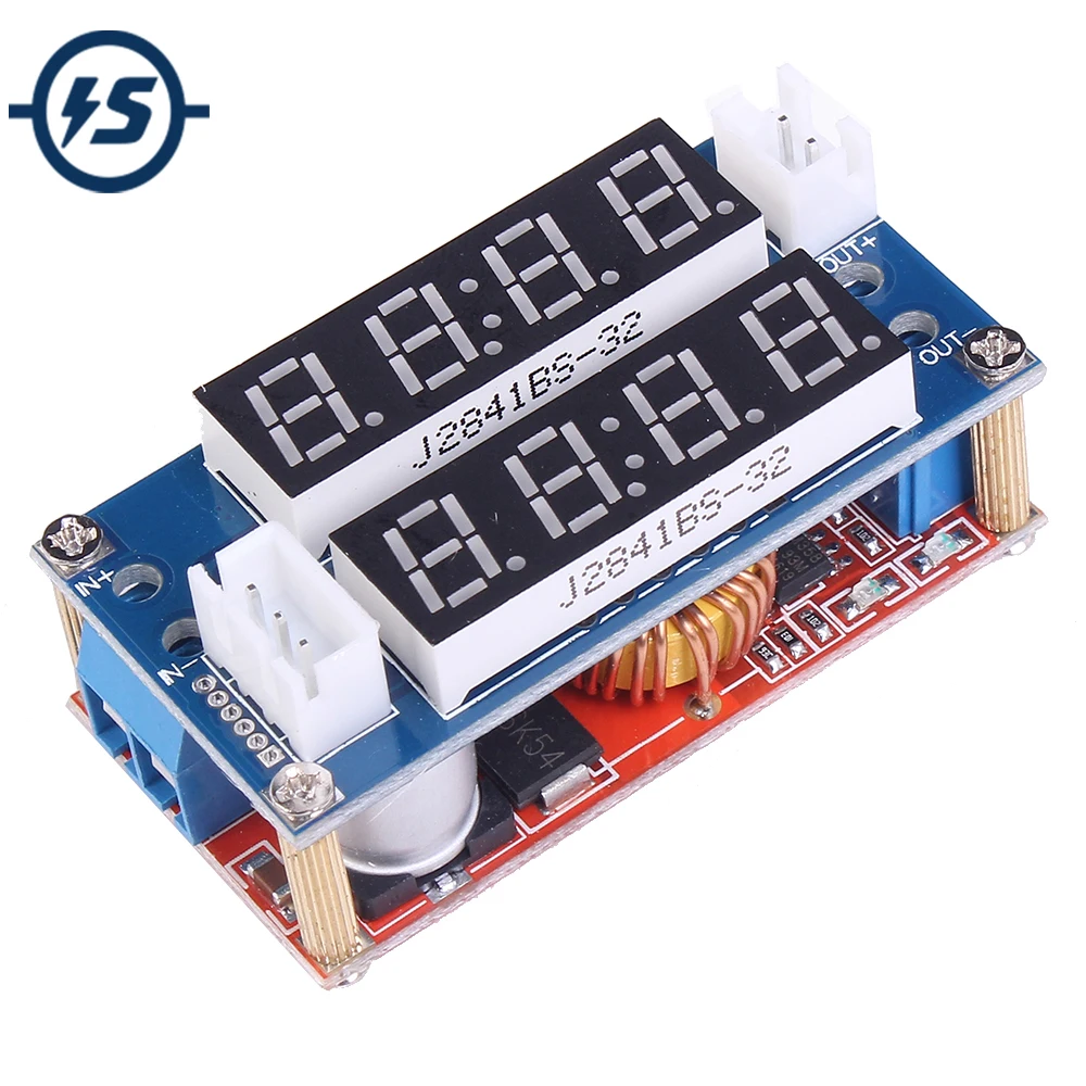 

5A Adjustable CC CV Step Down Charge Module Digital Voltmeter Ammeter Display LED Driver for Arduino Non-isolated