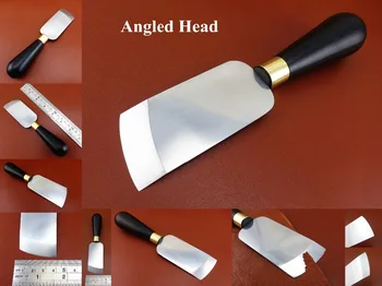 

1pc Leather Craft Swiss High Speed Steel Round Point All Purpose Skiver Cutter Knife Tool - Edger Creaser Groover Beveler Punch