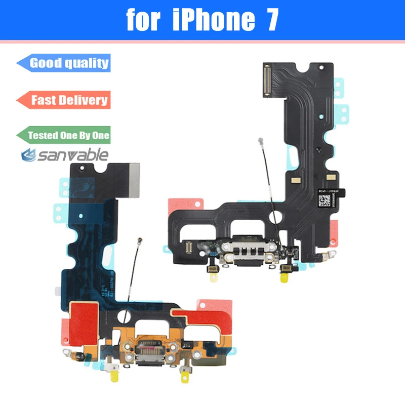 Оригинальный Новый зарядный USB порт для iPhone 7 док разъем с микрофонной антенной