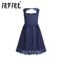 От 4 до 14 лет платье с цветочным узором для девочек детское праздничное платье до колена с кружевами для дня рождения платье для первого причастия