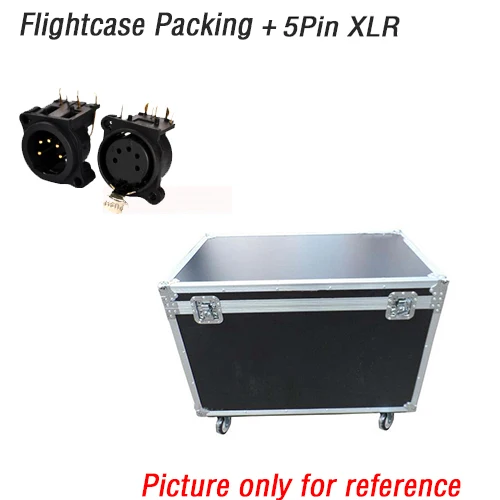 Kingkong 1024I DMX светильник s контроль Лер 1024 DMX512 контроль 96 шт. сценический светильник s Профессиональный Dj диско светодиодный светильник - Цвет: Flightcase Pack