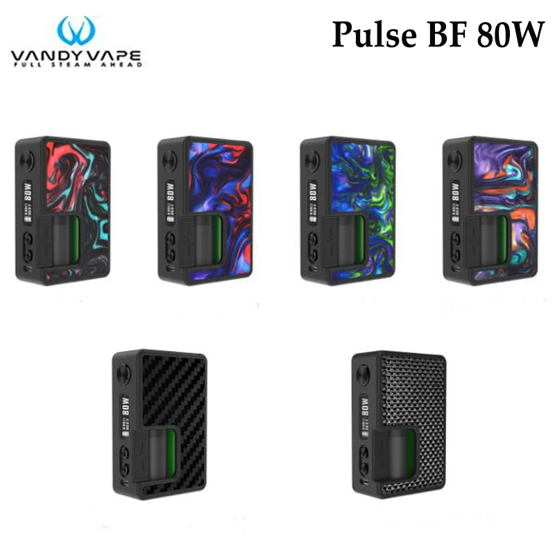 

Original Vandy Vape Pulse BF 80W Box Mod Vape with 8ml Squonk Bottle Fits 18650/20700 Pulse BF Box Electronic Cigarette