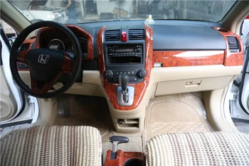 

Peachwood Vein Type ABS Decoration Cover Car Sticker Suitable for Honda CRV 207-2011 Car Styling Accessories