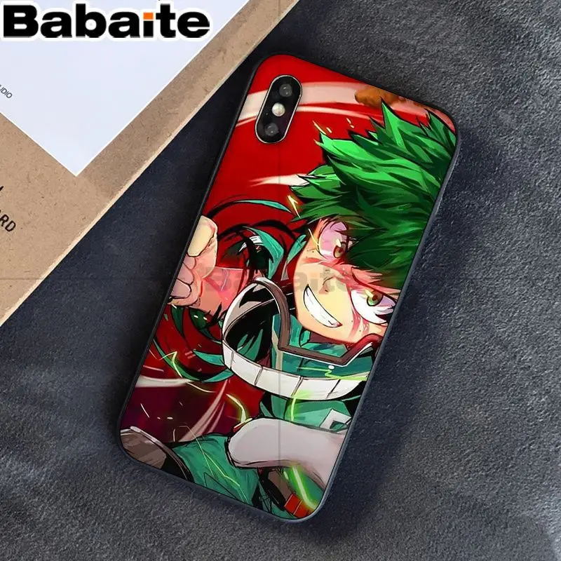 Babaite anime my hero academia Lovely Design Phone Accessories Case for Apple iPhone8 7 6 6S Plus X XS MAX 5 5S SE XR Cellphones Babaite anime my hero academia Lovely Design Phone Accessories Case for Apple iPhone8 7 6 6S Plus X XS MAX 5 5S SE XR Cellphones